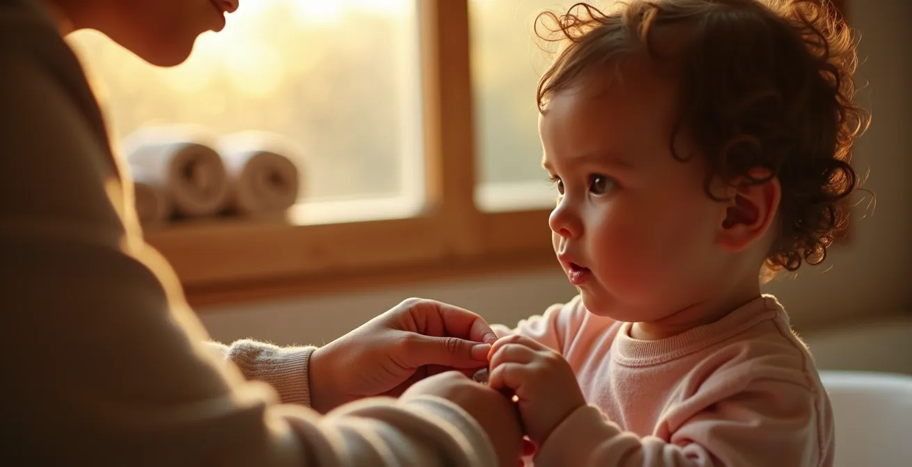 Family evening routine showing flexible activity sequence based on children's energy levels